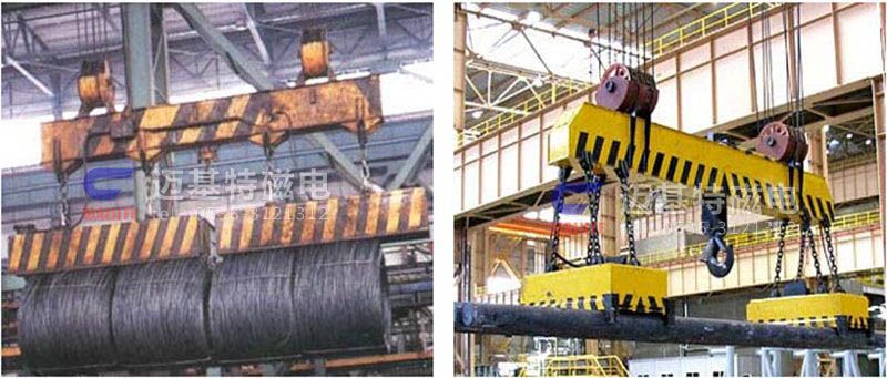 MW12系列、MW15系列吊運(yùn)捆扎螺紋鋼、圓鋼用起重電磁鐵